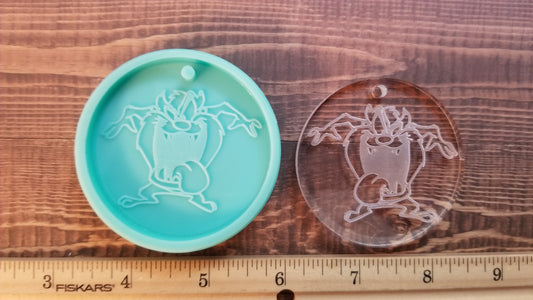 Tasmanian Devil inspired Keychain Mold