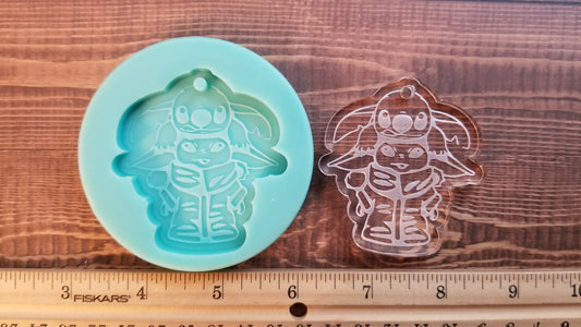 Monster and child Keychain Molds