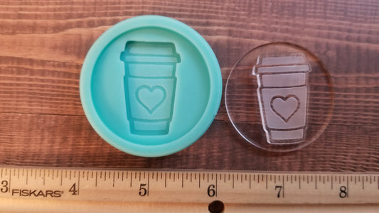 Coffee Cup Phone Grip Mold