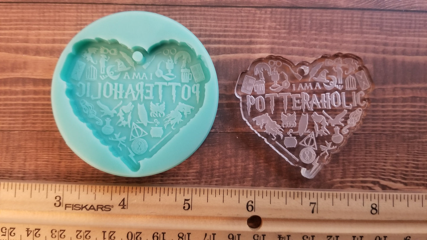 Heart Wizard holic Keychain Molds