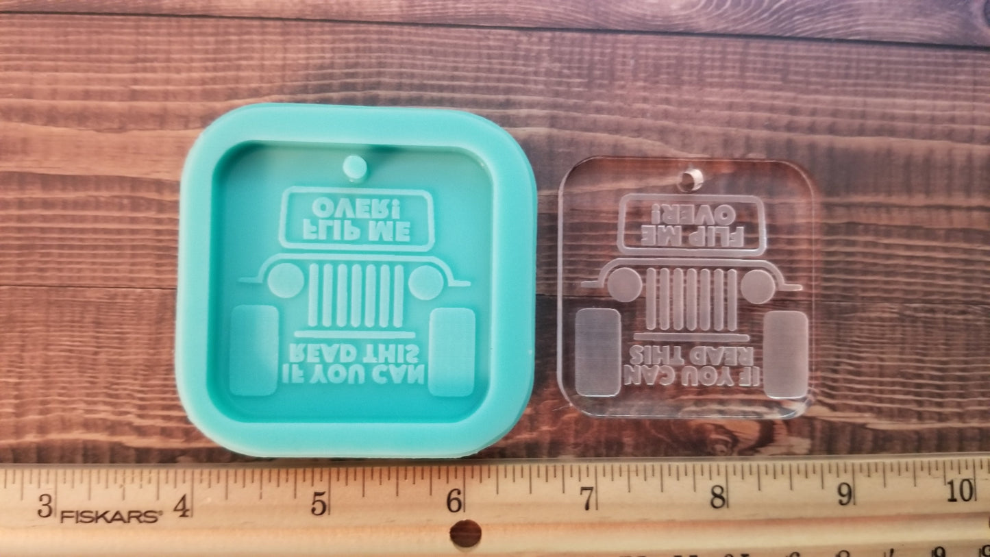 Jeep Inspired Keychain Mold