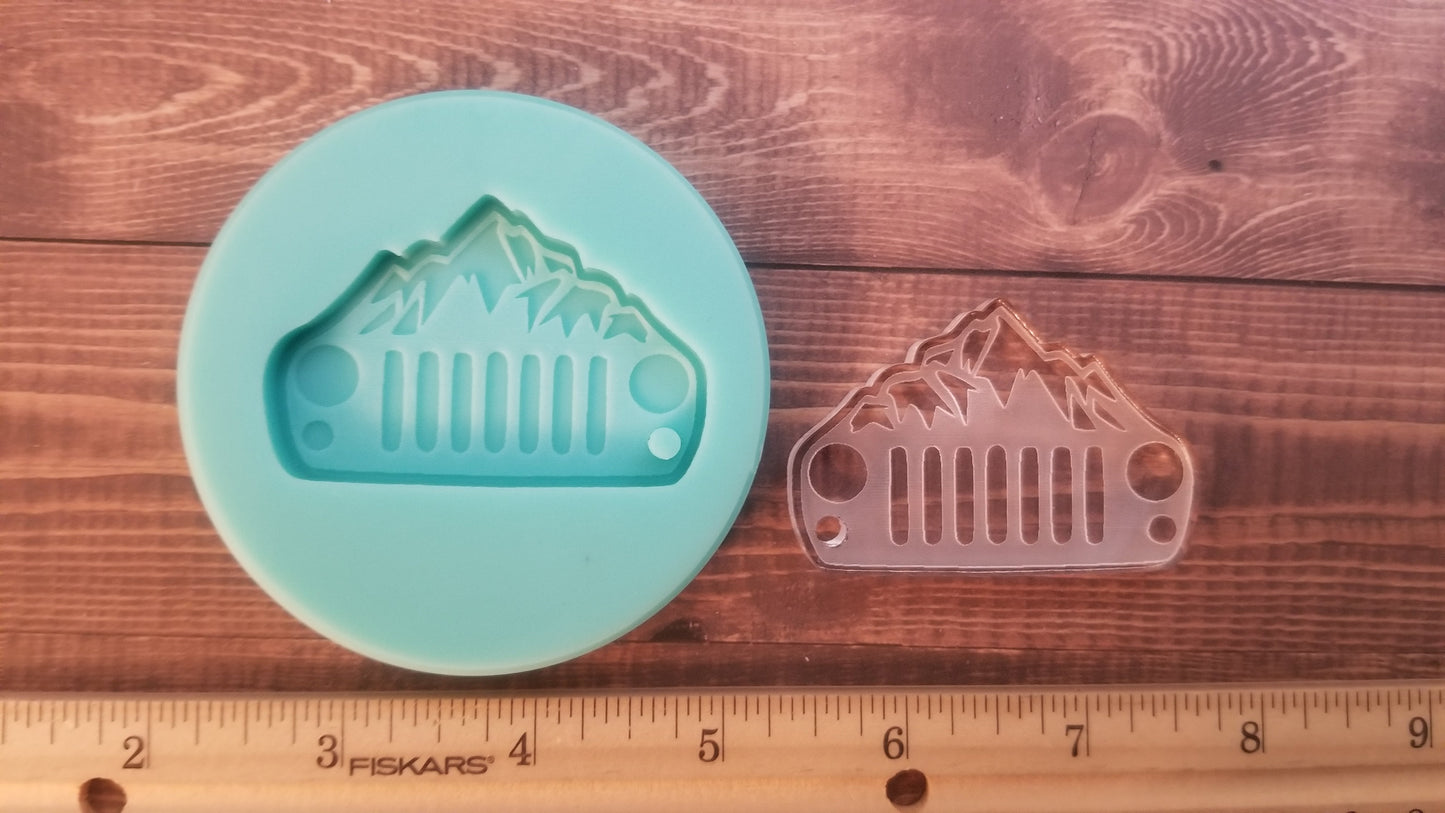 Jeep Inspired Keychain Mold