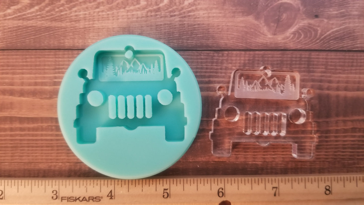 Jeep Inspired Keychain Mold