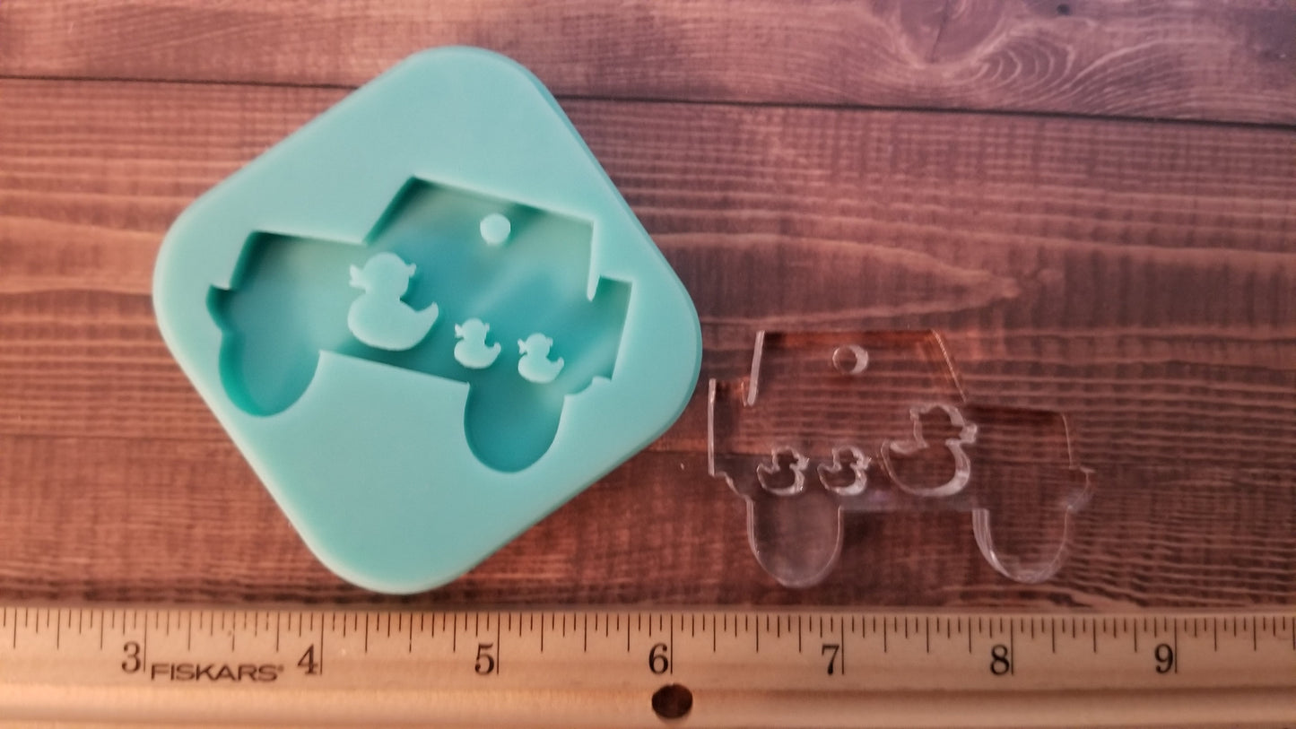 Jeep Inspired Duck Keychain Mold