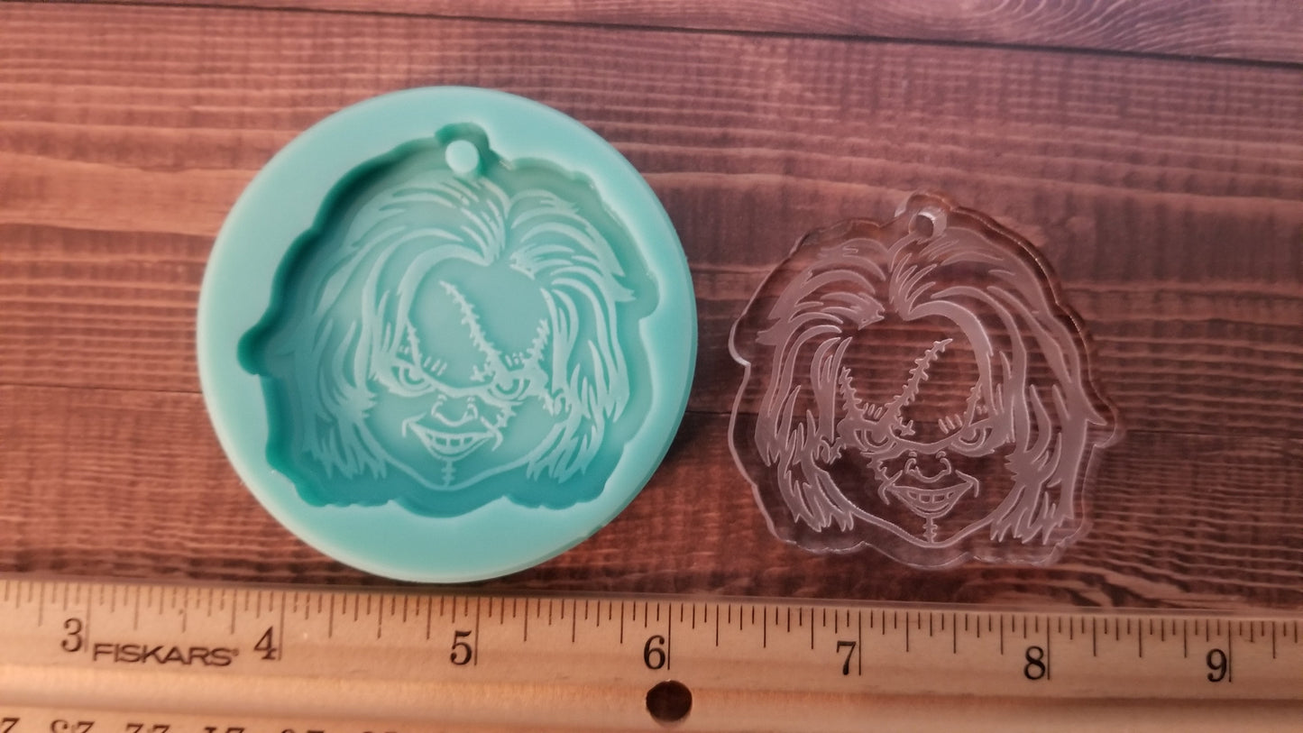 Chucky Inspired Keychain Mold