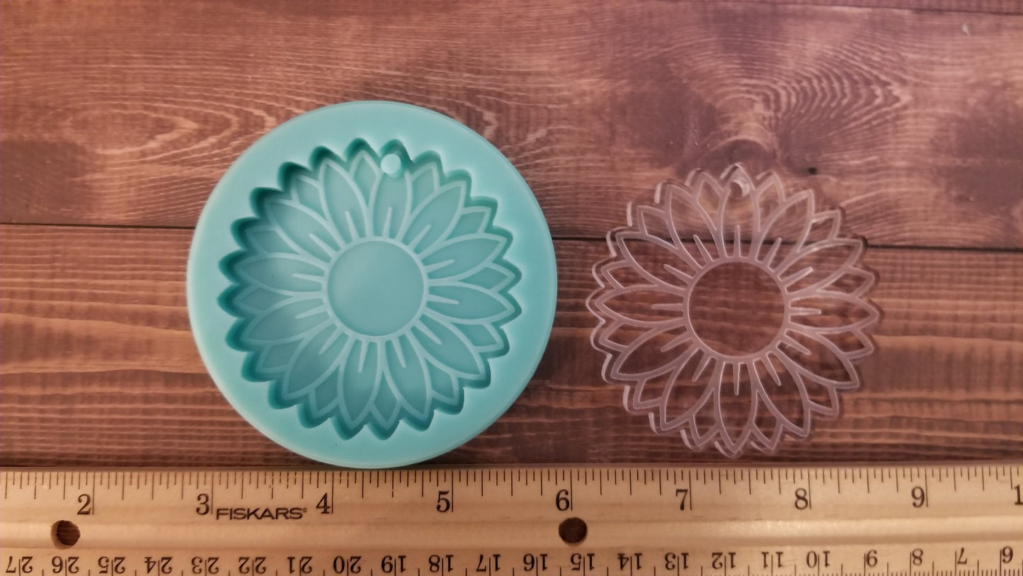 Sunflower Keychain Mold