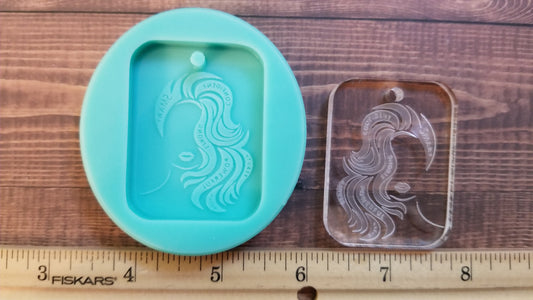 Goddess Inspirational Keychain Mold