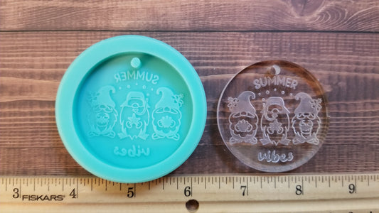 Summer Gnome Keychain Molds