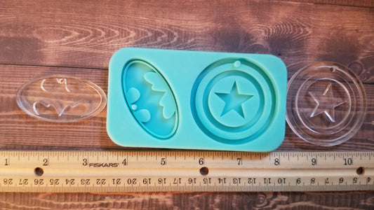 Superhero Keychain Molds