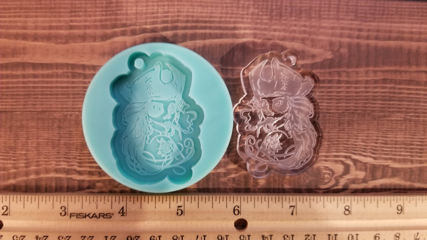 Pirate Goddess Keychain Mold