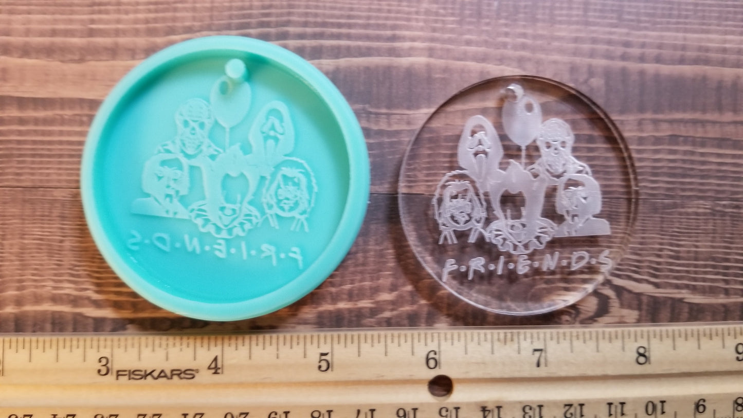 Scary Movie Friends Inspired Keychain Mold