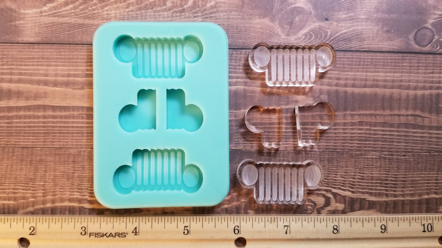 Jeep Inspired Straw Topper Molds