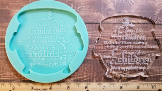 Cauldron-come little children Coaster Molds