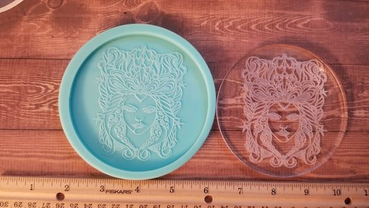 Villian Tentacles Goddess Coaster Molds