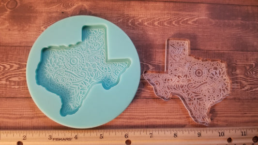 Texas Mandala Coaster