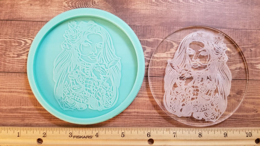 Princess Rabbit Goddess Coaster Molds