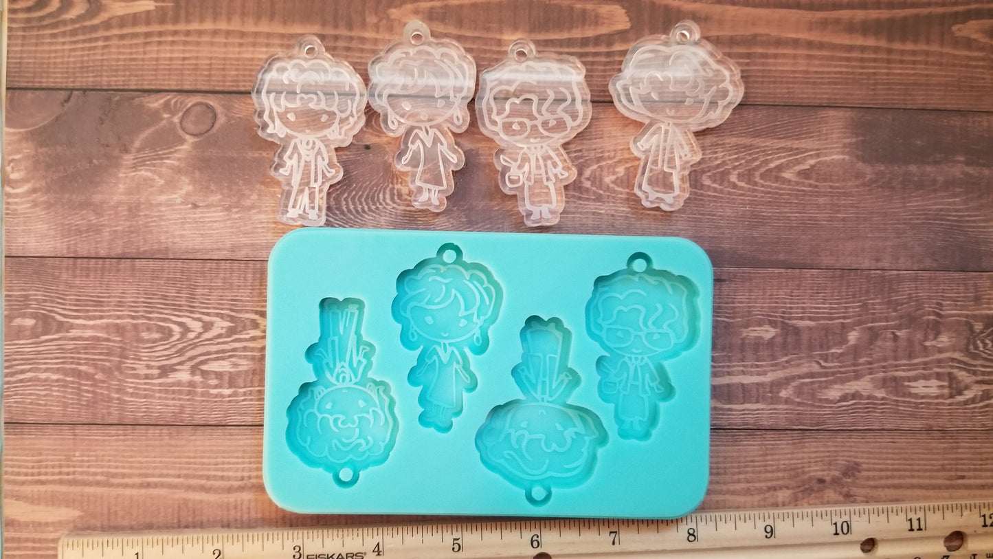 Golden Girls Inspired Keychain Molds