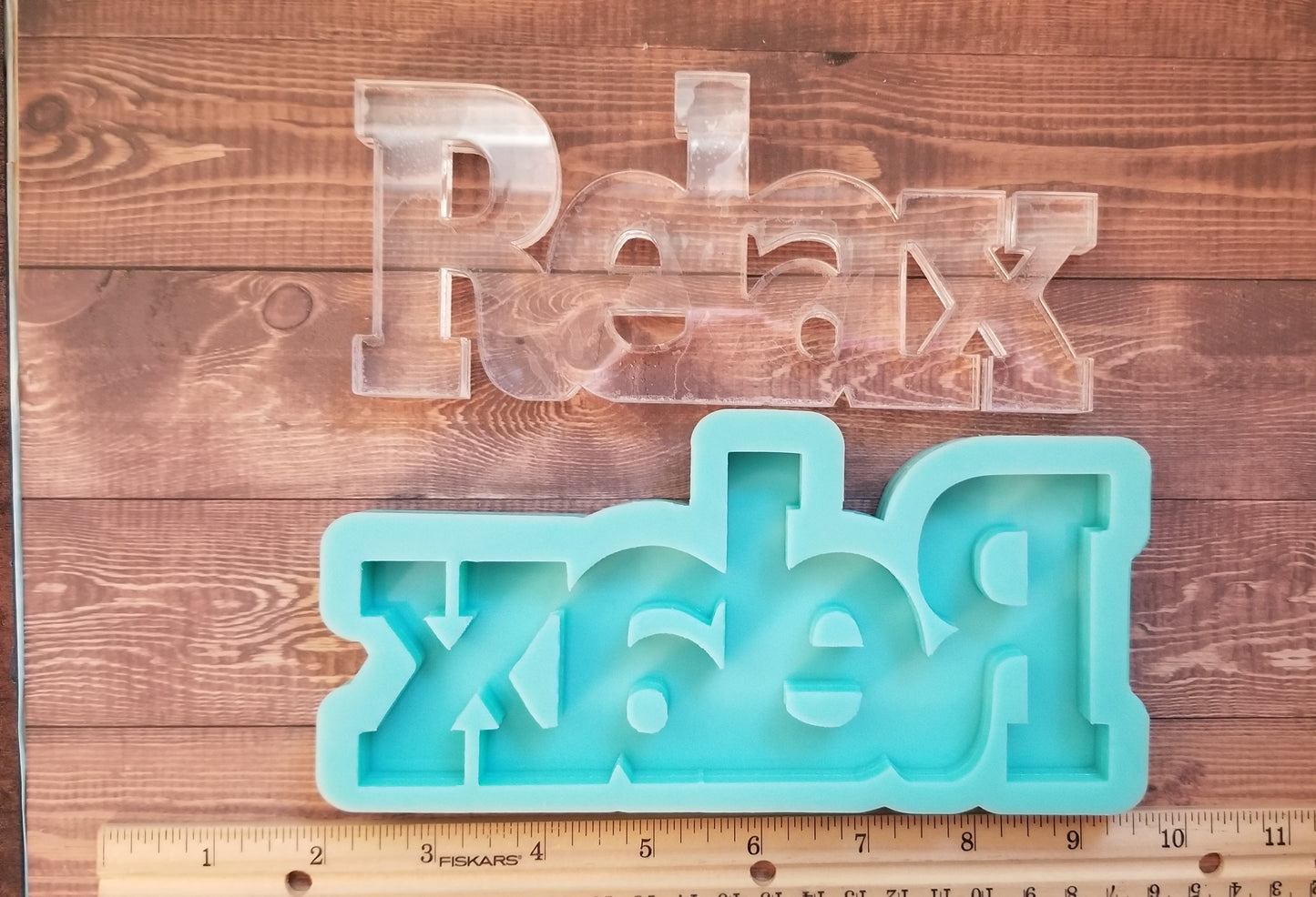 Relax- Large Word Molds