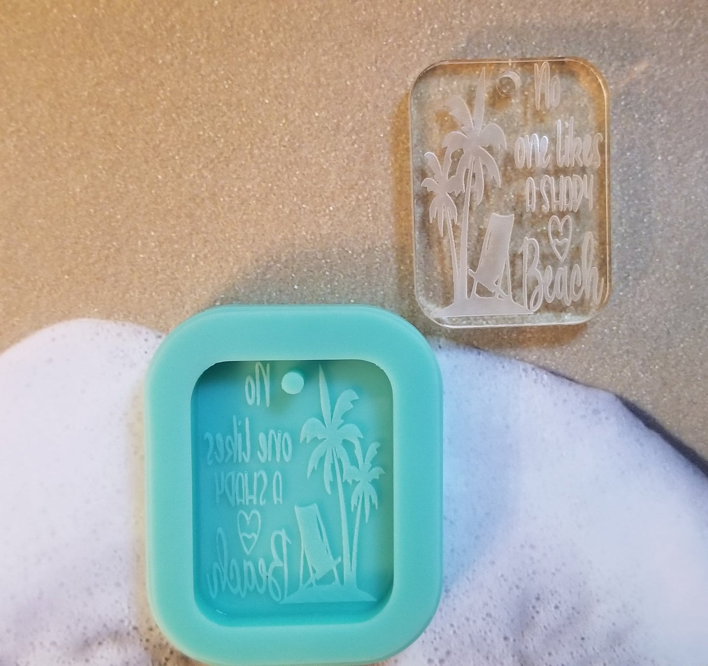 Palm Tree Keychain Mold