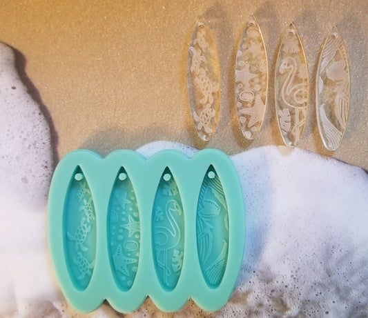 Surf Board Keychain Molds