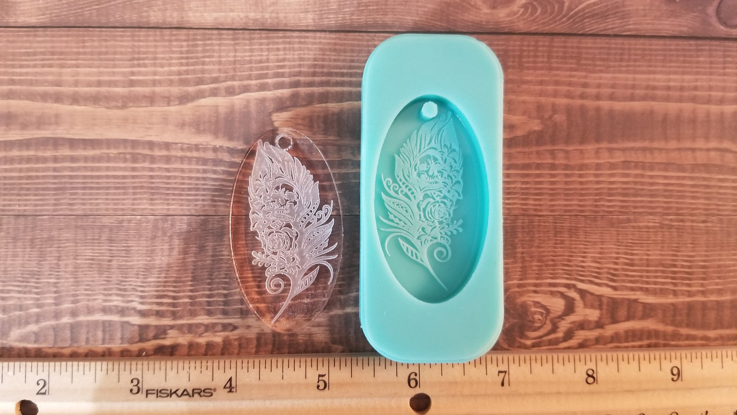 Feather Keychain Mold