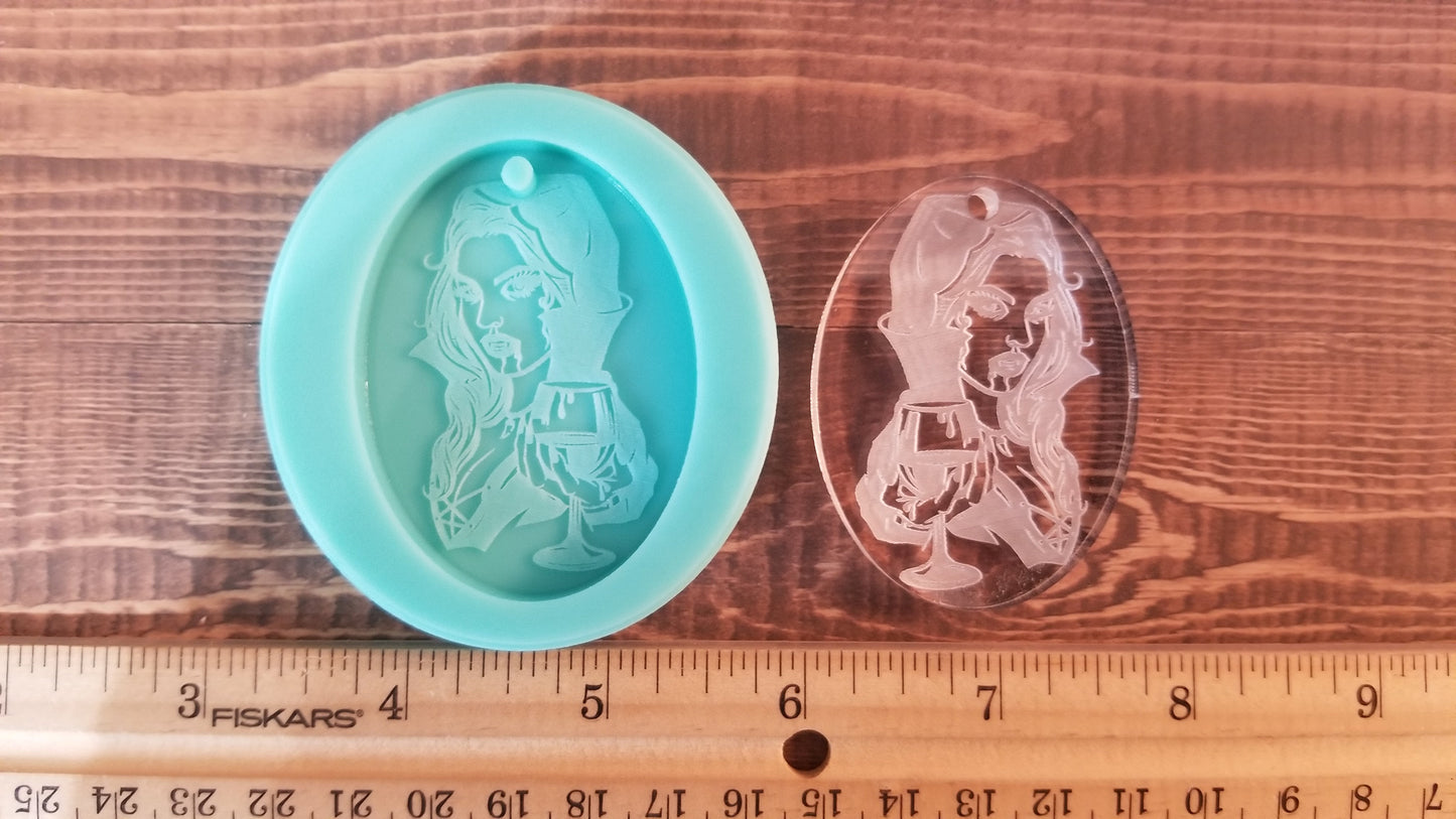 Vampire Goddess Keychain Mold