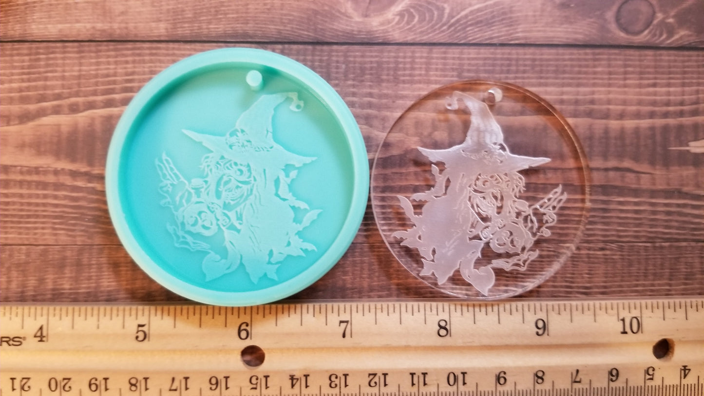 Witch Keychain Mold