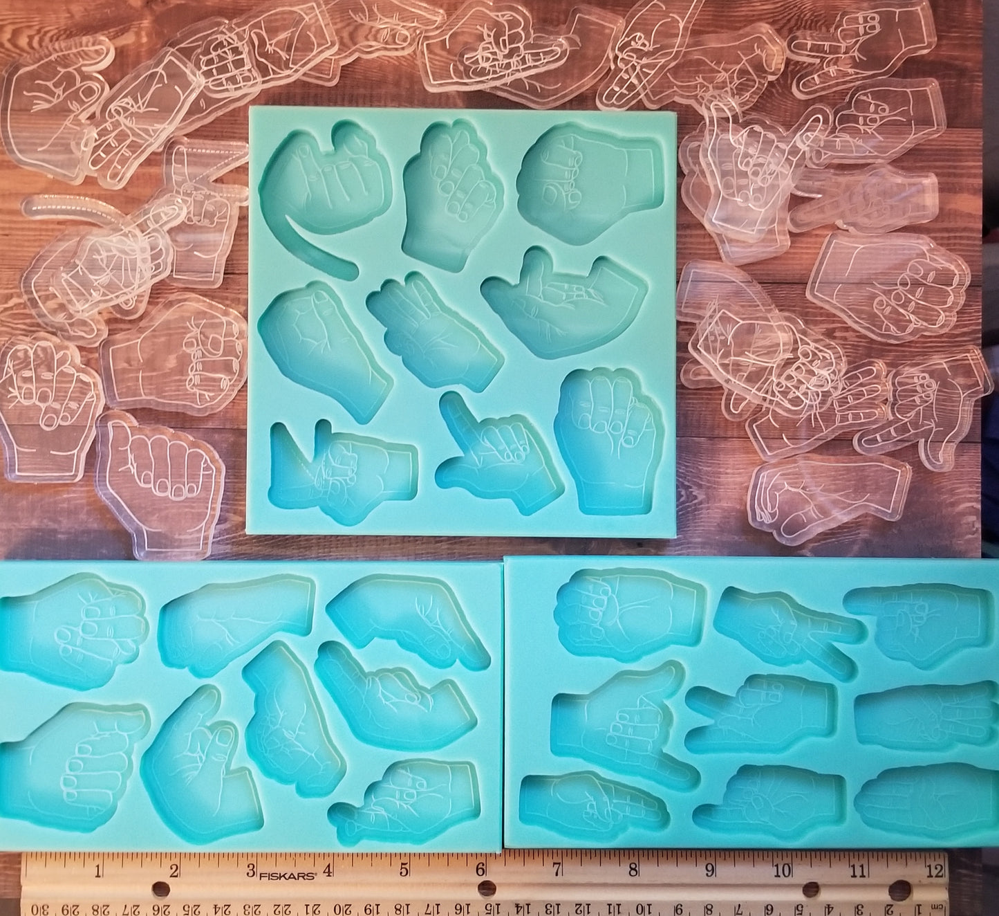 Full ASL Alphabet Pallet Mold