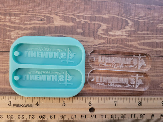 Lineman's Wife Keytag Mold