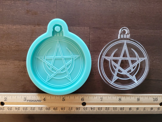 Star and moon ornament