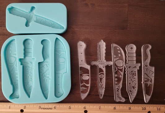 Halloween Movie Inspired Knife Molds