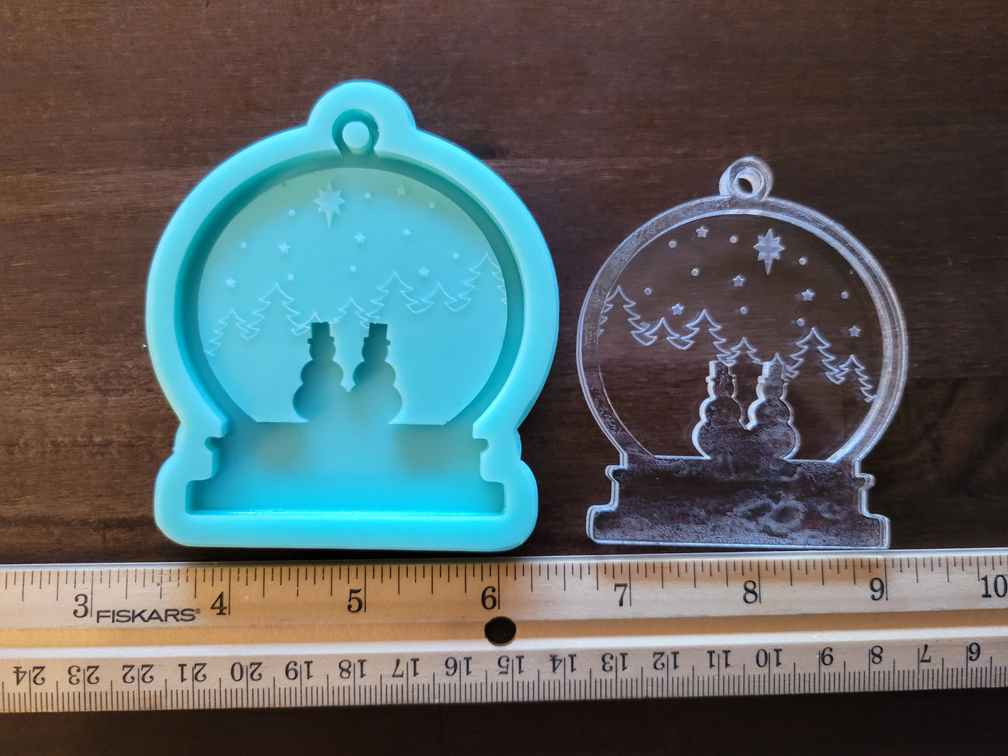 Snowman family ornament