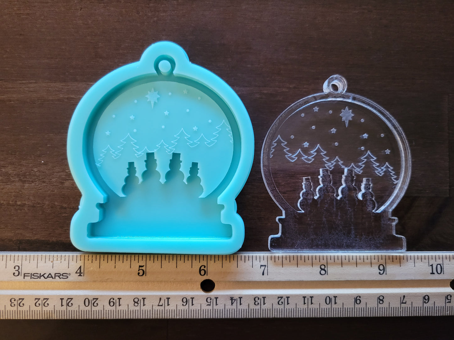 Snowman family ornament