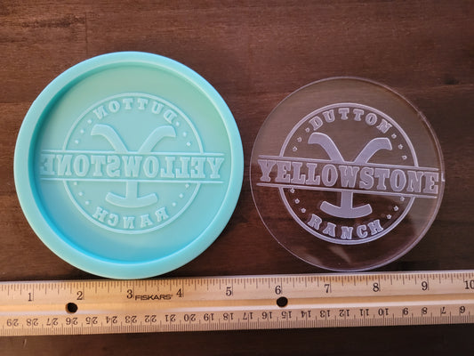 Yellowstone inspired Coaster Mold