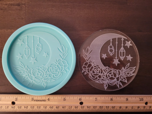 Sun and Moon Coaster Molds