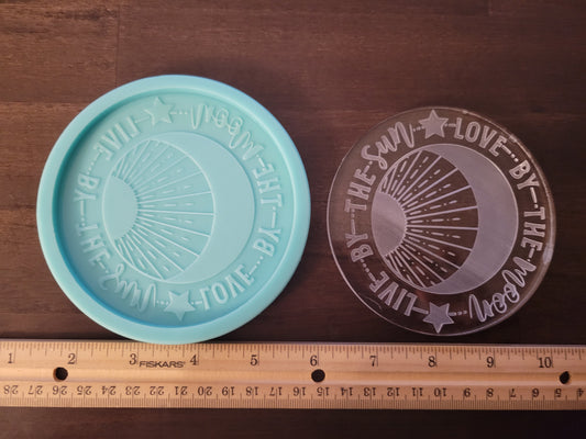 Sun and Moon Coaster Molds