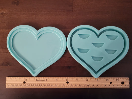 Eye lash Heart Holder Mold