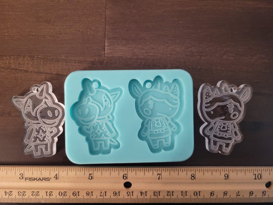 Rhino Keychain Molds