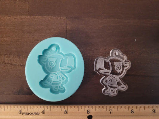 Sailor bird Keychain Mold