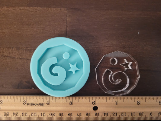 Stars and circle Phone Grip Mold