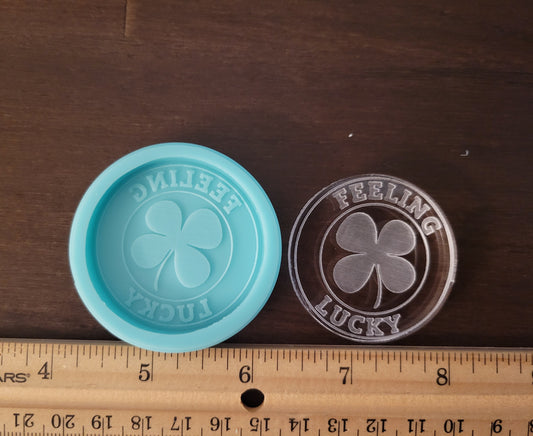 St. Patrick's Day Inspired Phone Grip Molds- Feeling lucky