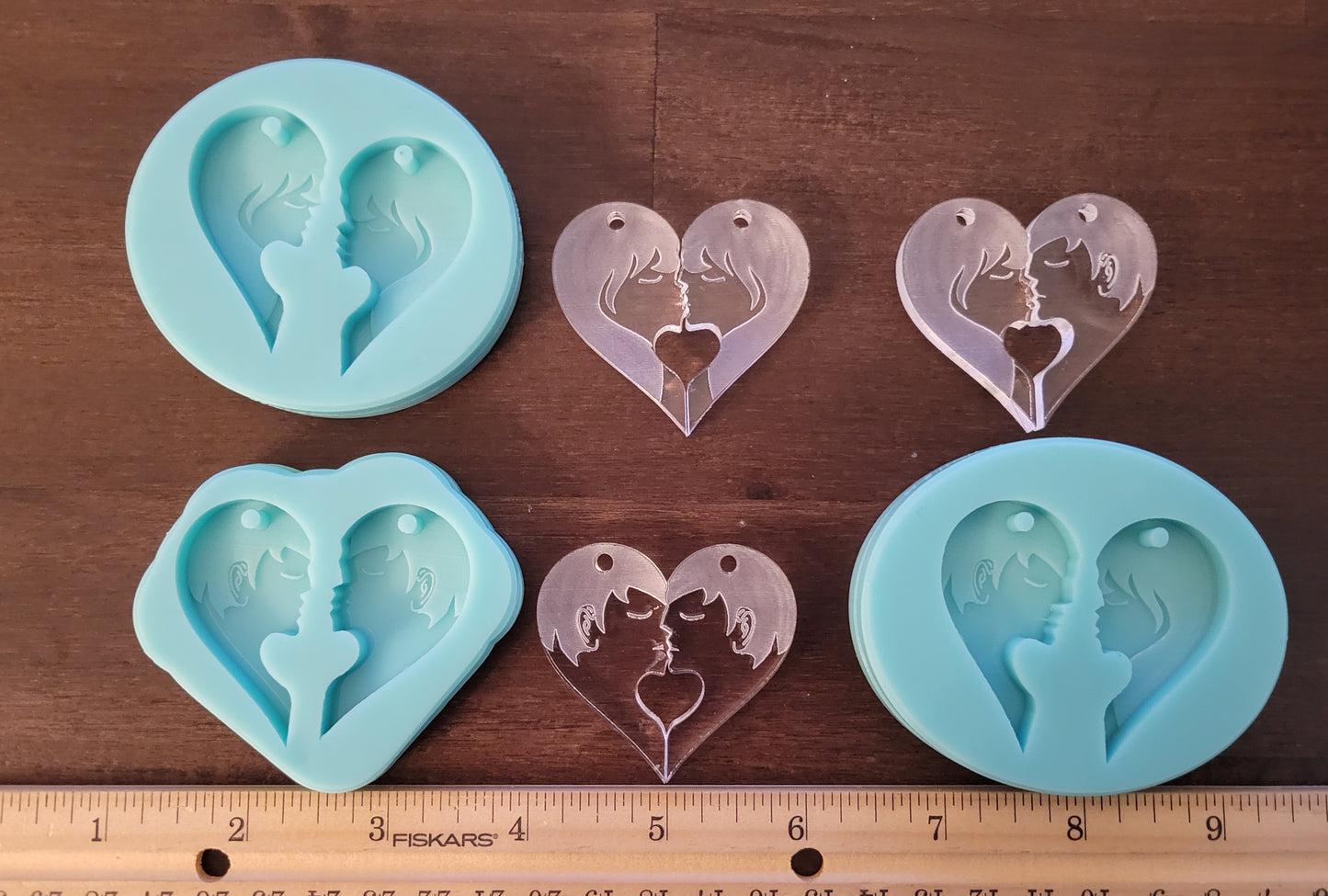 Kissing Pendant Molds