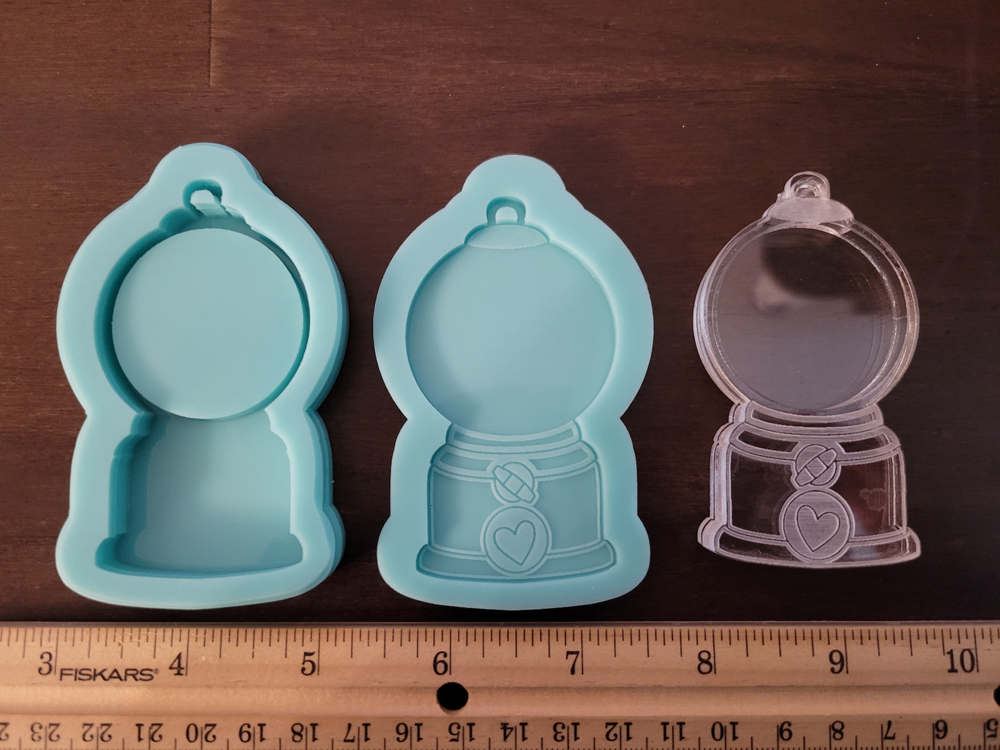 Bubblegum Machine Shaker and Lid Mold