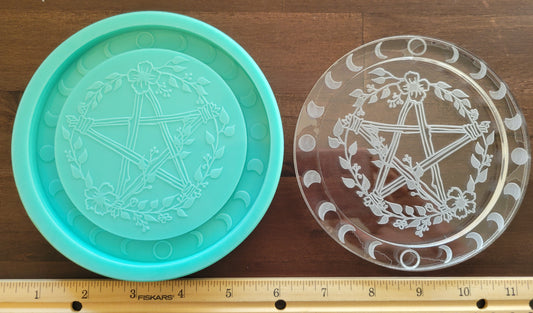 Trinket catch all dish- witchy star design design