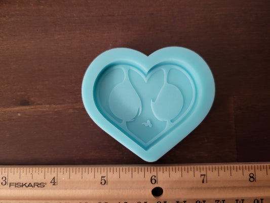 Super hero Heart molds-