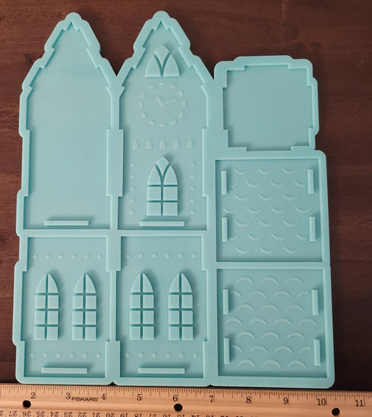 Large Clock Tower 3d mold