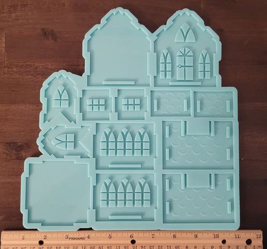 2 story chapel 3d mold