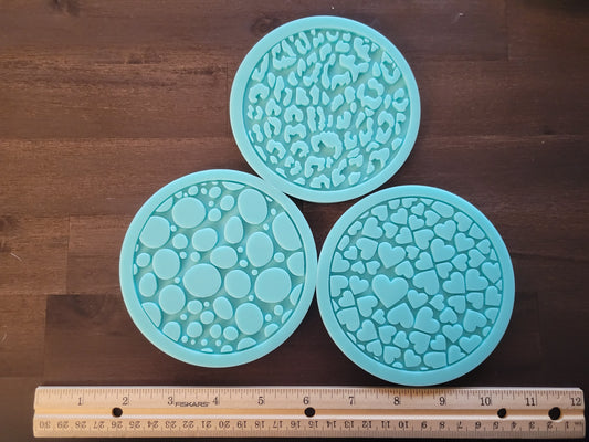 4 inch coaster inserts/ blank Coaster Mold