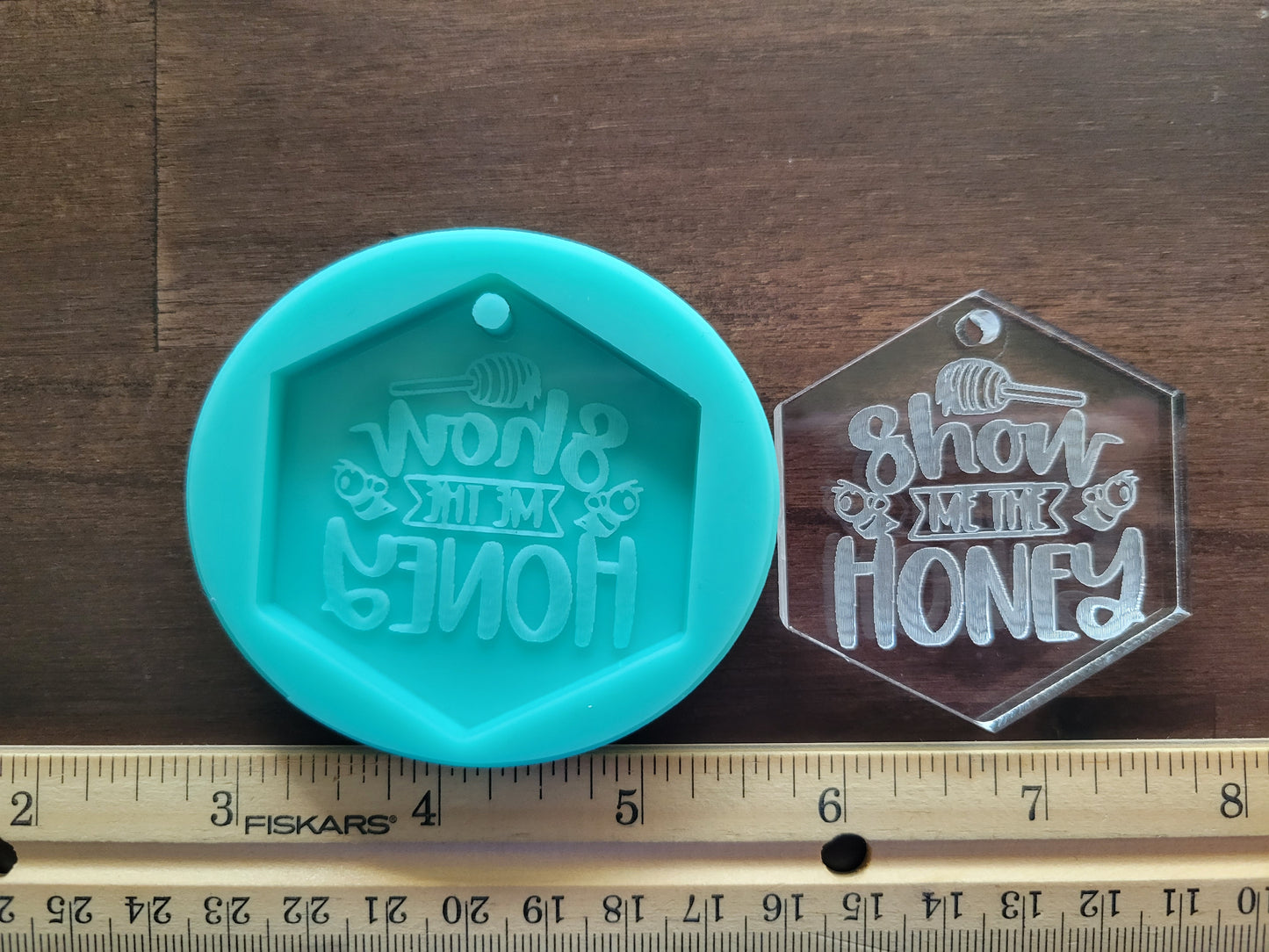 Bee Keychain- Show me the Honey