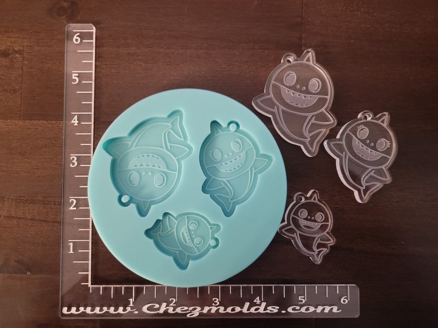 Shark Family molds